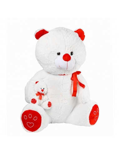 78052 PELUŞ YAVRULU AYI 100CM -HLY