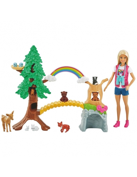 GTN60 BARBIE TROPIKAL YAŞAM REHBERİ BEBEK OYUN SET