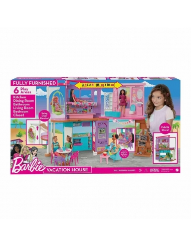 Barbie Tatil Evi Oyun Seti HCD50 Yeni