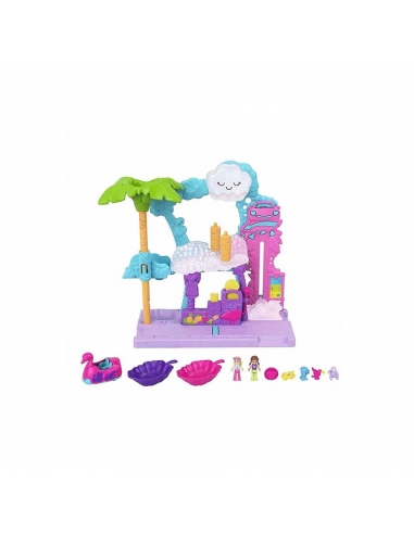 HHJ05 Polly Pocket Flamingo Ara Su Eğlencesi