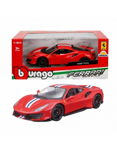 1:24 Ferrari 488 Pista Model Araba