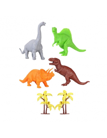 713 Toy Play 6 Parça Dinozor Figür Seti 14-18 cm