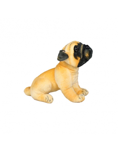 Havlayan Pug Köpek Peluş Oyuncak 25 cm