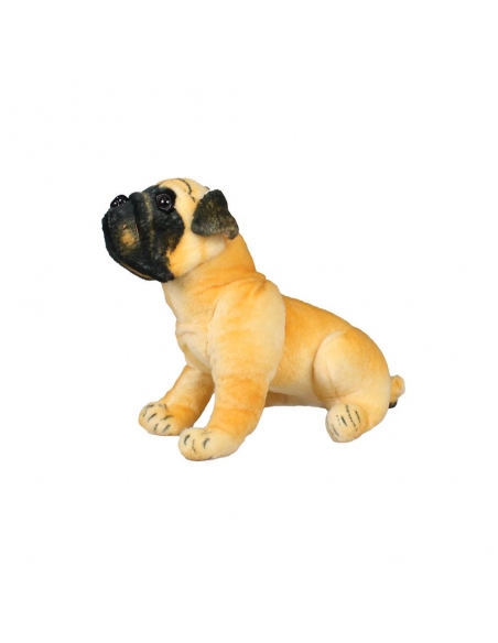 Havlayan Pug Köpek Peluş Oyuncak 25 cm