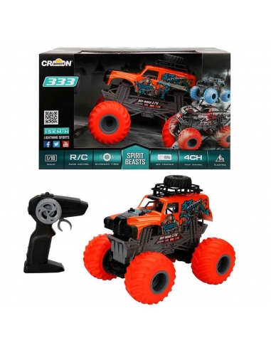 1:18 Uzaktan Kumandalı Spirit Beasts Jeep USB Şarjlı Araba 25 cm