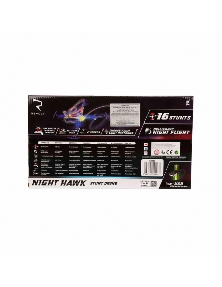 Night Hawk Işıklı USB Şarjlı Uzaktan Kumandalı Drone