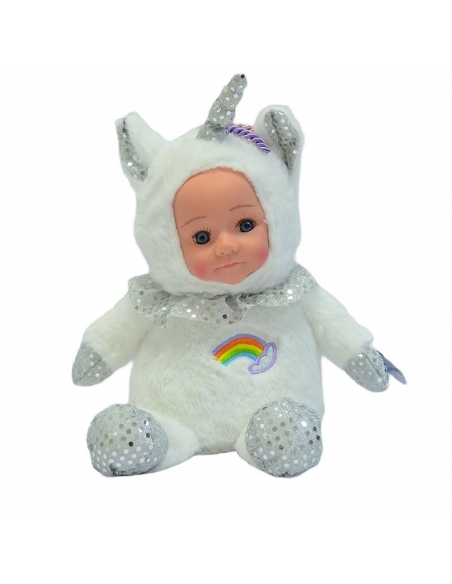 Sevimli Bebek Yüzlü Peluş Oyuncak Unicorn At 30 Cm