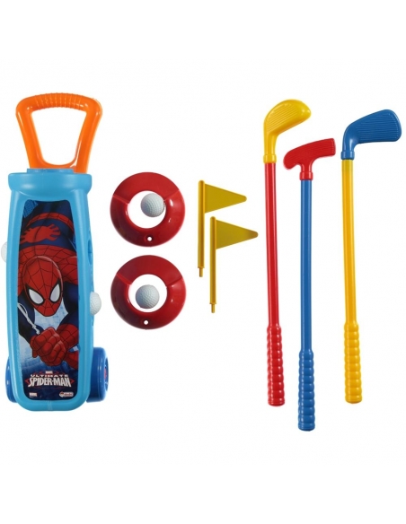 Oyuncak Spiderman Golf Arabası Seti