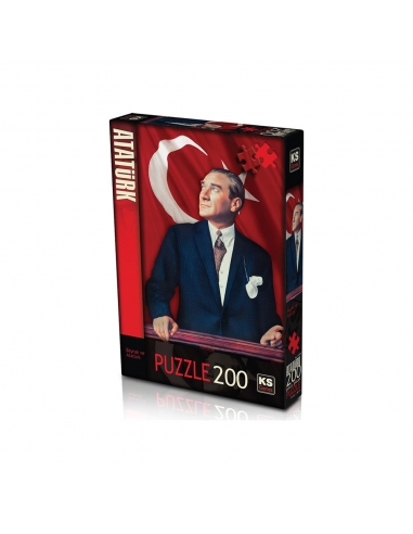 200 Parça Atatürk ve Bayrak Puzzle