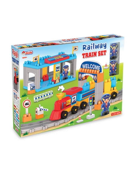 03258 Raylı Tren Set 61 Parça