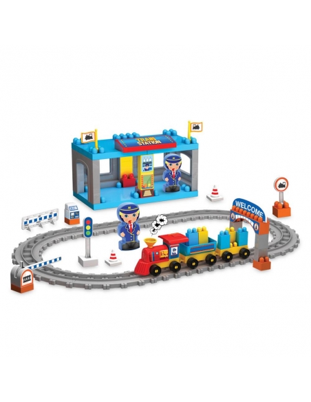 03258 Raylı Tren Set 61 Parça