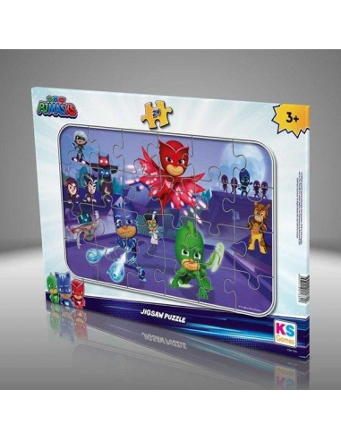 Ks Games 24 Parça PJ Masks Frame Puzzle