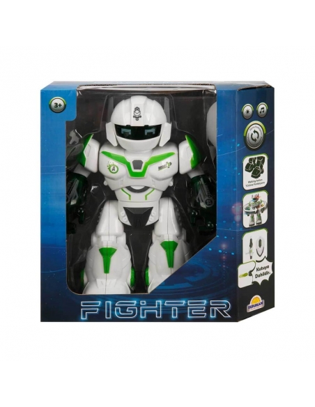 Sesli ve Işıklı Robot Fighter 22 cm