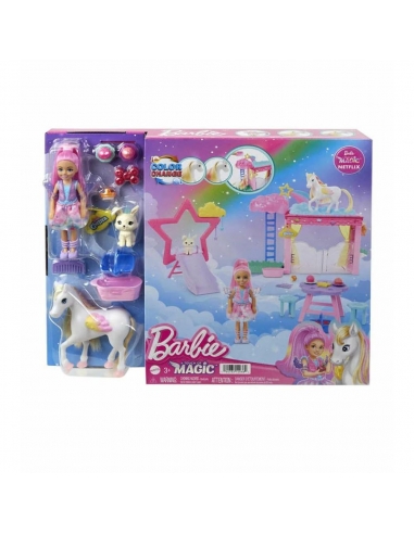 Barbie A Touch Of Magic Chelsea ve Pegasus Oyun Seti HNT67