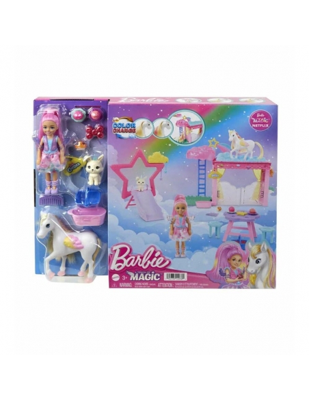 Barbie A Touch Of Magic Chelsea ve Pegasus Oyun Seti HNT67