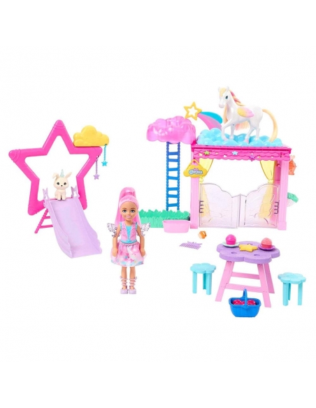 Barbie A Touch Of Magic Chelsea ve Pegasus Oyun Seti HNT67