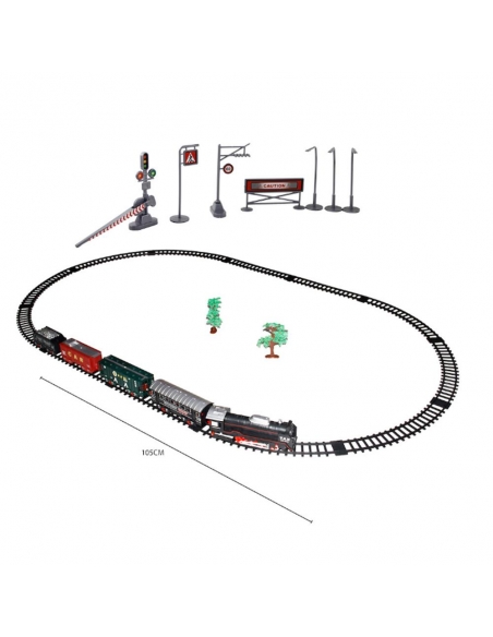 26 Parça Işıklı ve Sesli Classic Model Tren Set