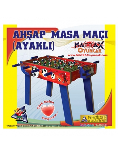 Ahşap Ayaklı Masa Maçı Langırt