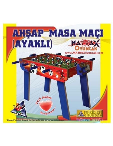 Ahşap Ayaklı Masa Maçı Langırt