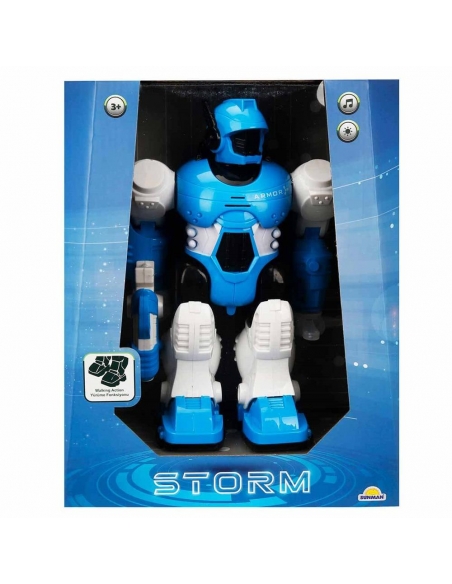 Storm Brave Sesli ve Işıklı Yürüyen Robot 25 cm