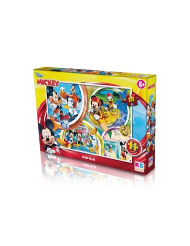 Ks Games 200 Parça Mickey Mouse Puzzle