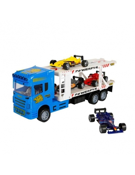 1:32 Maxx Wheels 2 Katlı Transporter 4 Araçlı Tır 32 Cm 1 Adet Fiyatıdır