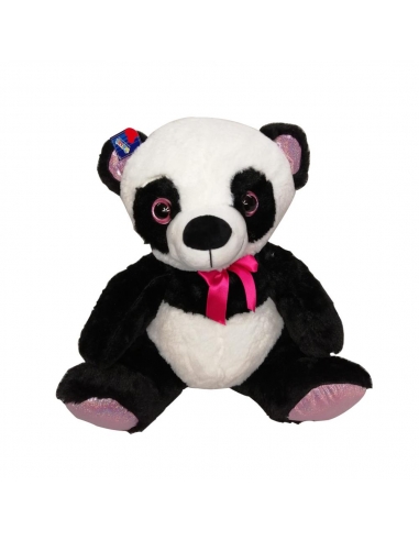 78707 PELUŞ 45CM PARLAK İRİ GÖZLÜ PANDA -HLY