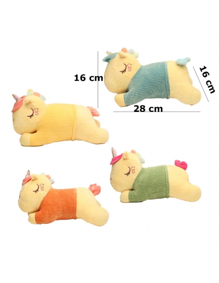 HS-12525 Unicorn Peluş Oyuncak Yastık 28 cm