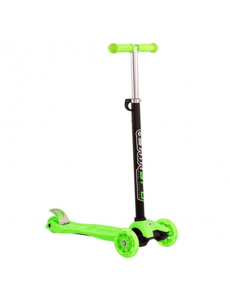 Shinaro Maxi Led Işıklı 3 Tekerlekli Yükseklik Ayarlı Yeşil Scooter