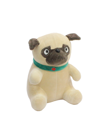 Oturan Pug Peluş Köpek 30Cm