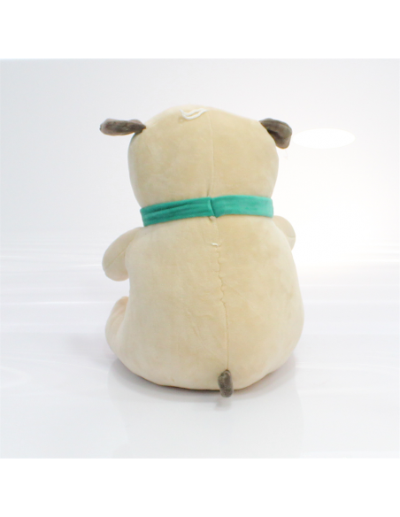 Oturan Pug Peluş Köpek 30Cm