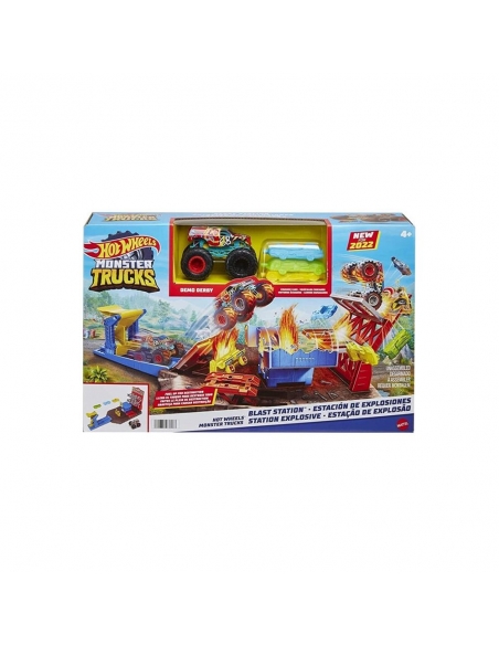 Hot Wheels Monster Trucks Patlama İstasyonu Oyun Seti