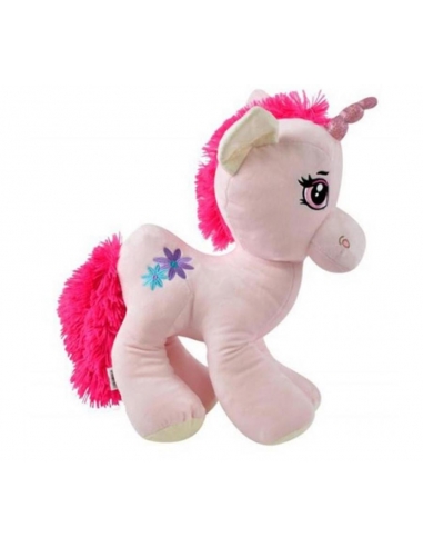 Boynuzlu Unicorn  Sevimli Peluş At 45 Cm